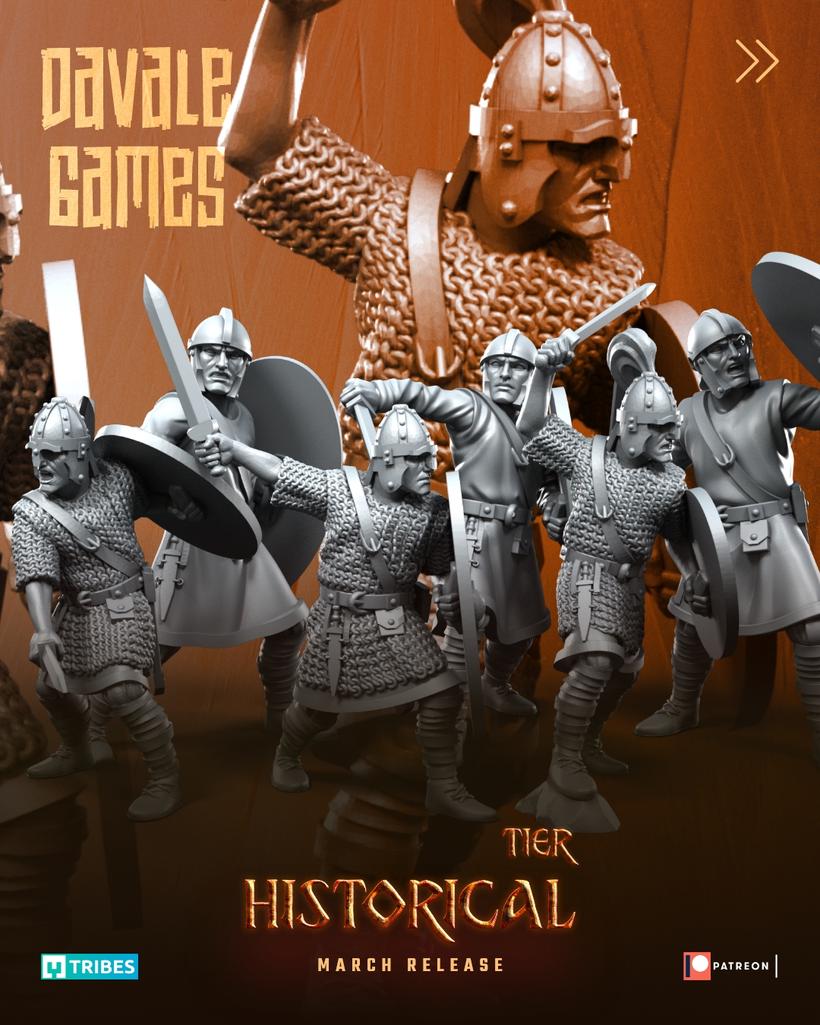 Roman Soldiers | 6 Miniatures | Davale Games