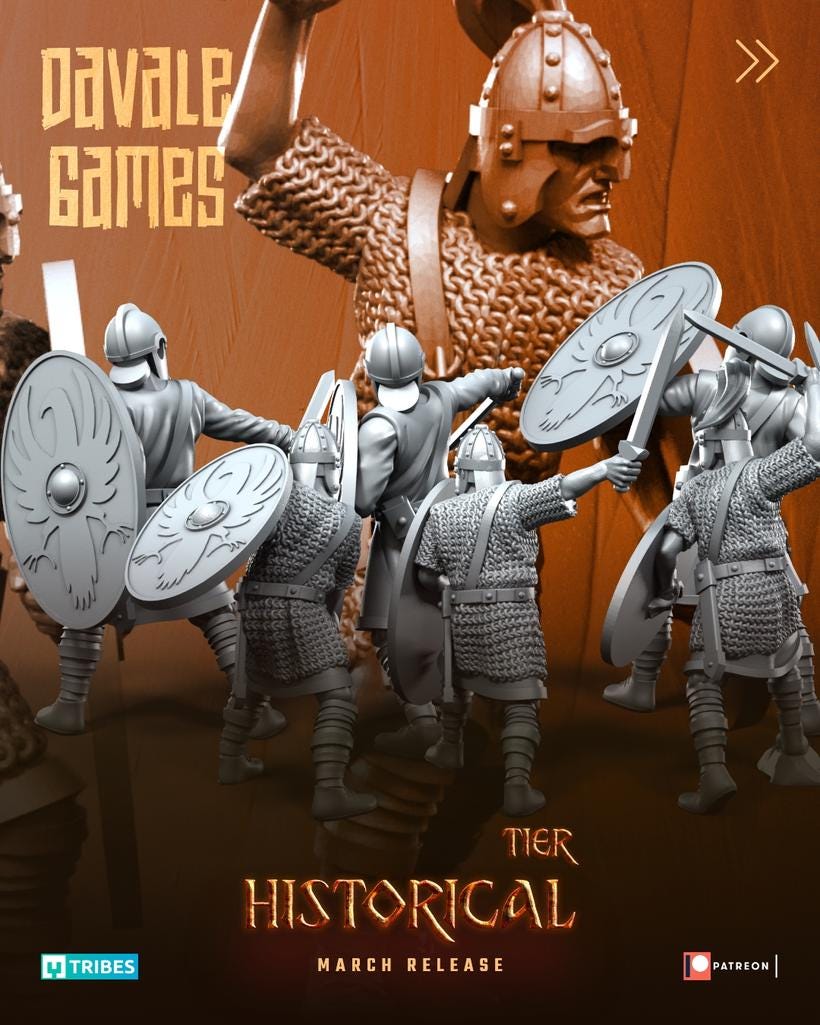 Roman Soldiers | 6 Miniatures | Davale Games