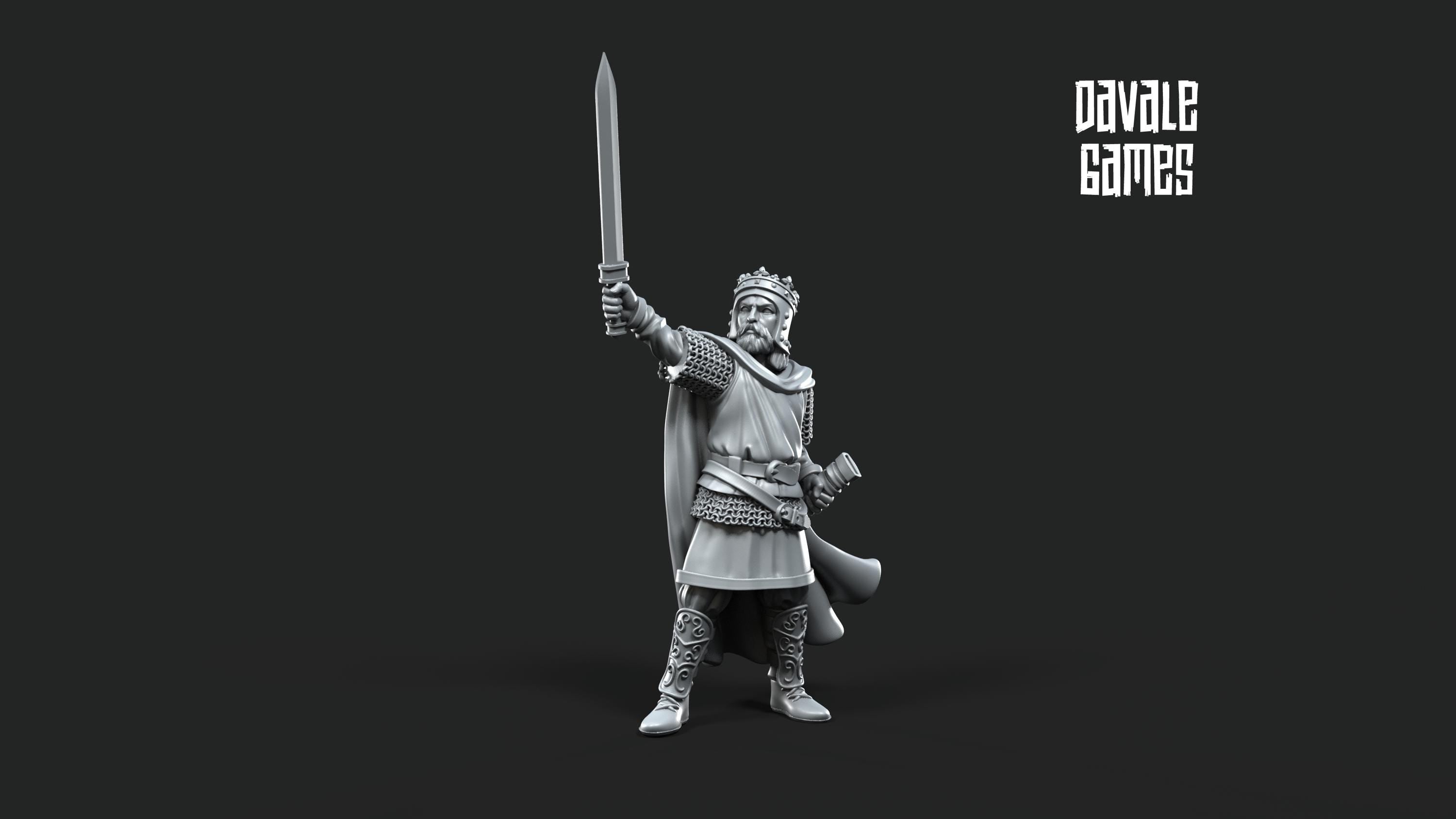 Ardaric King of the Gepids Mounted and Foot | Davale Games