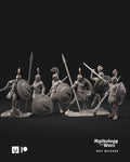 Greek Hoplites | 40mm | 6 Miniatures | Davale Games