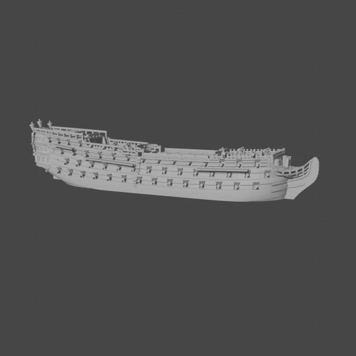 1st Rate English Fleet | 5 Ships | Scale 1/700 | Turner Miniatures