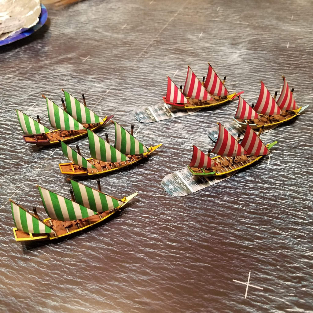 Barbary Pirate Xebec Fleet | 3 Miniatures | Scale 1/700 | Turner Miniatures