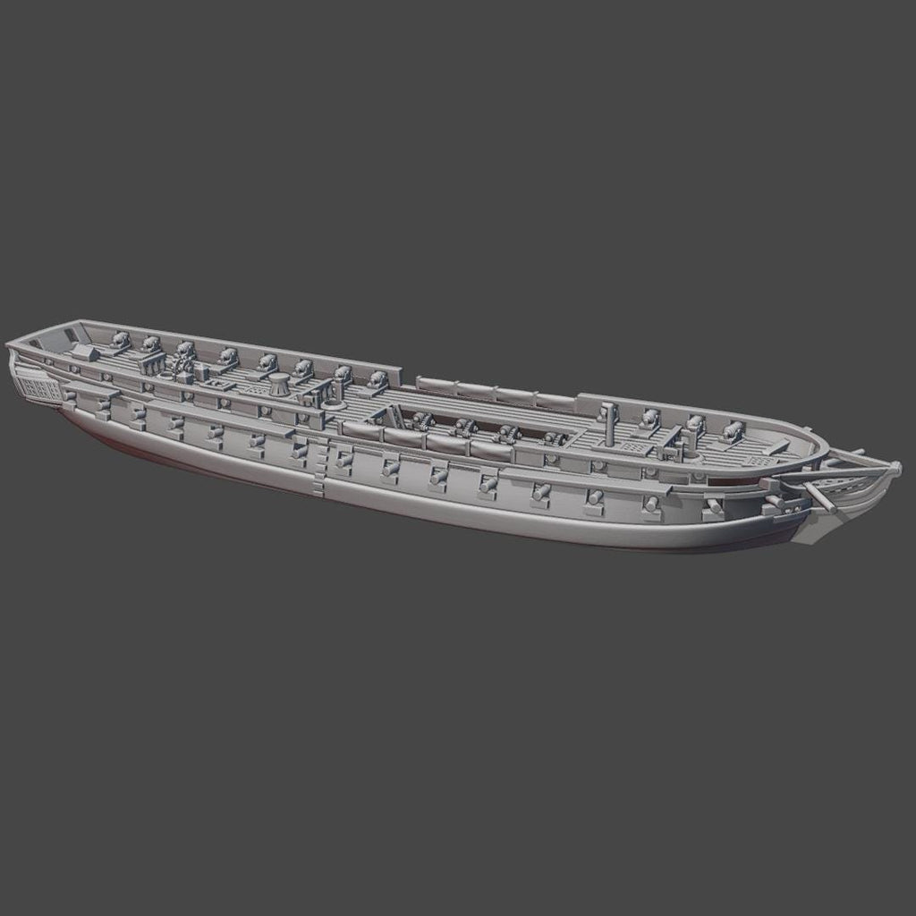 17th & 18th Century US Fleet | 8 Ships | Scales 1/700 Through 1/1200 | Turner Miniatures