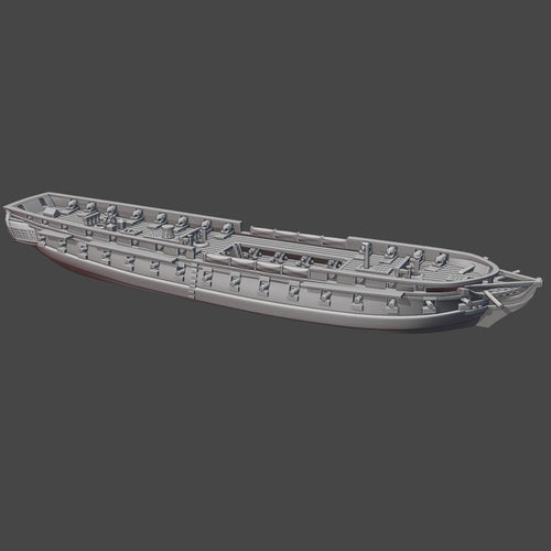 17th & 18th Century US Fleet | 8 Ships | Scales 1/700 Through 1/1200 | Turner Miniatures