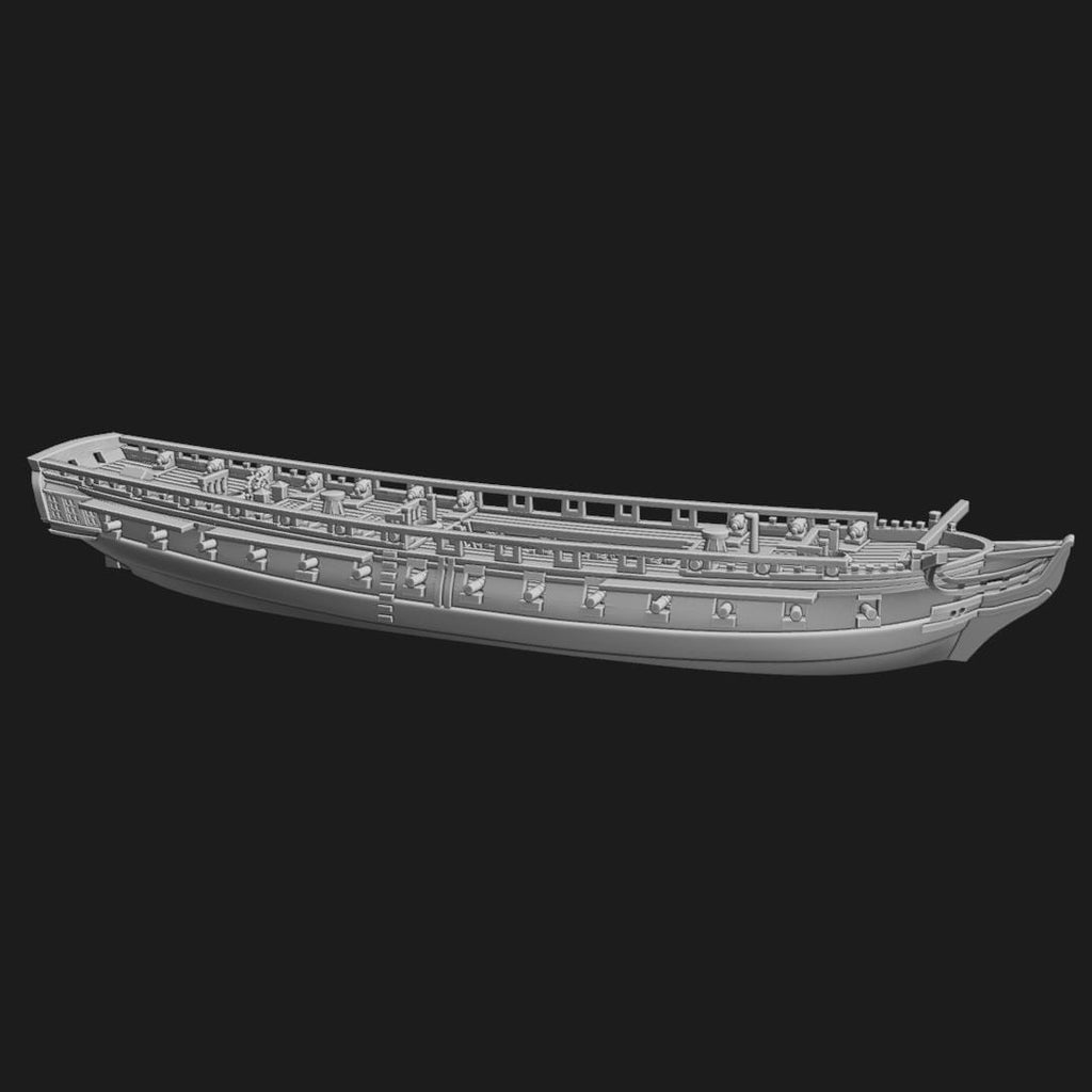 17th & 18th Century US Fleet | 8 Ships | Scales 1/700 Through 1/1200 | Turner Miniatures