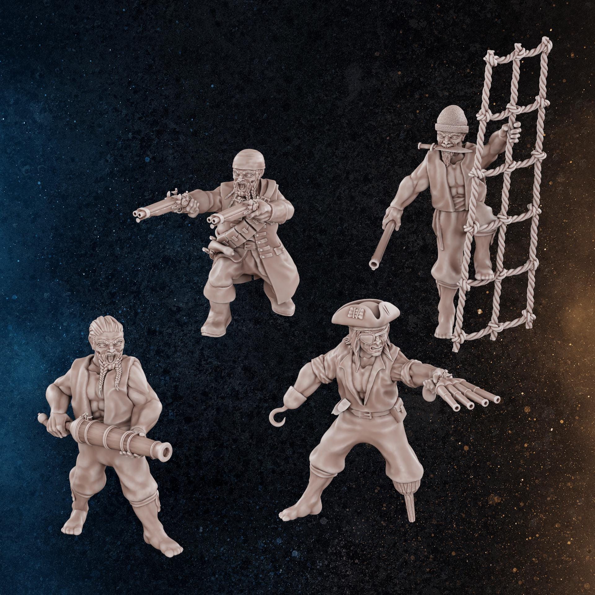 Pirate Legends | 15 Miniatures | Diratia