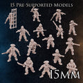 Pirate Legends 15mm | 15 Miniatures | Diratia