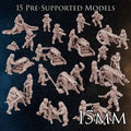 Pirate Gunners 15mm | 32 Miniatures | Diratia