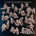 Pirate Gunners 6mm | 32 Miniatures | Diratia