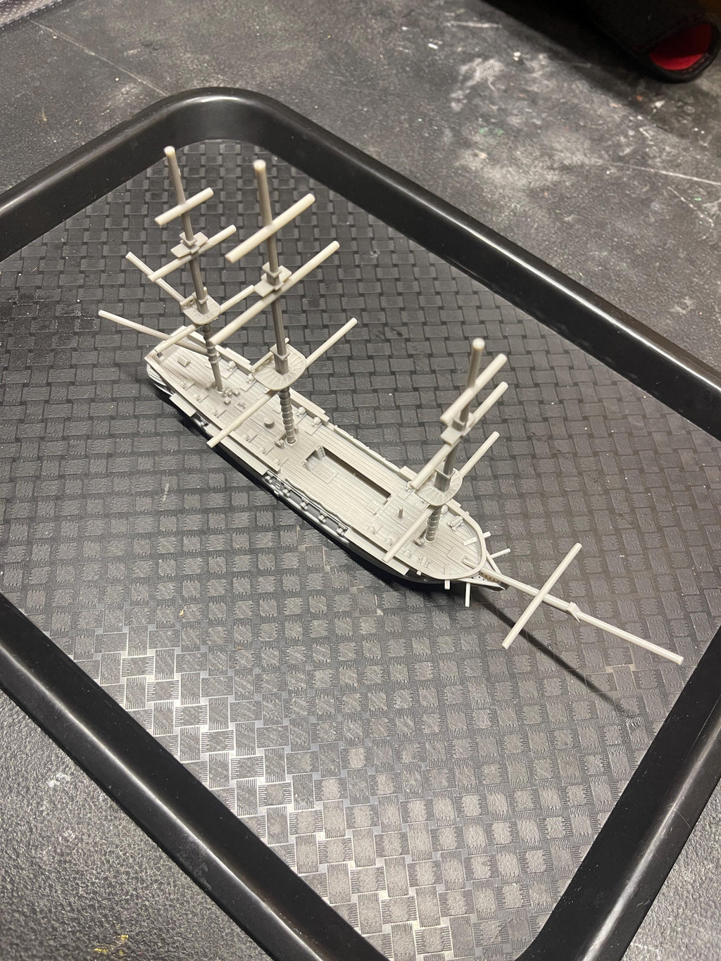 Large USS Constitution | 18th Century Heavy Frigate Ship Miniature | 2" to 9.5" Hull | Turner Miniatures