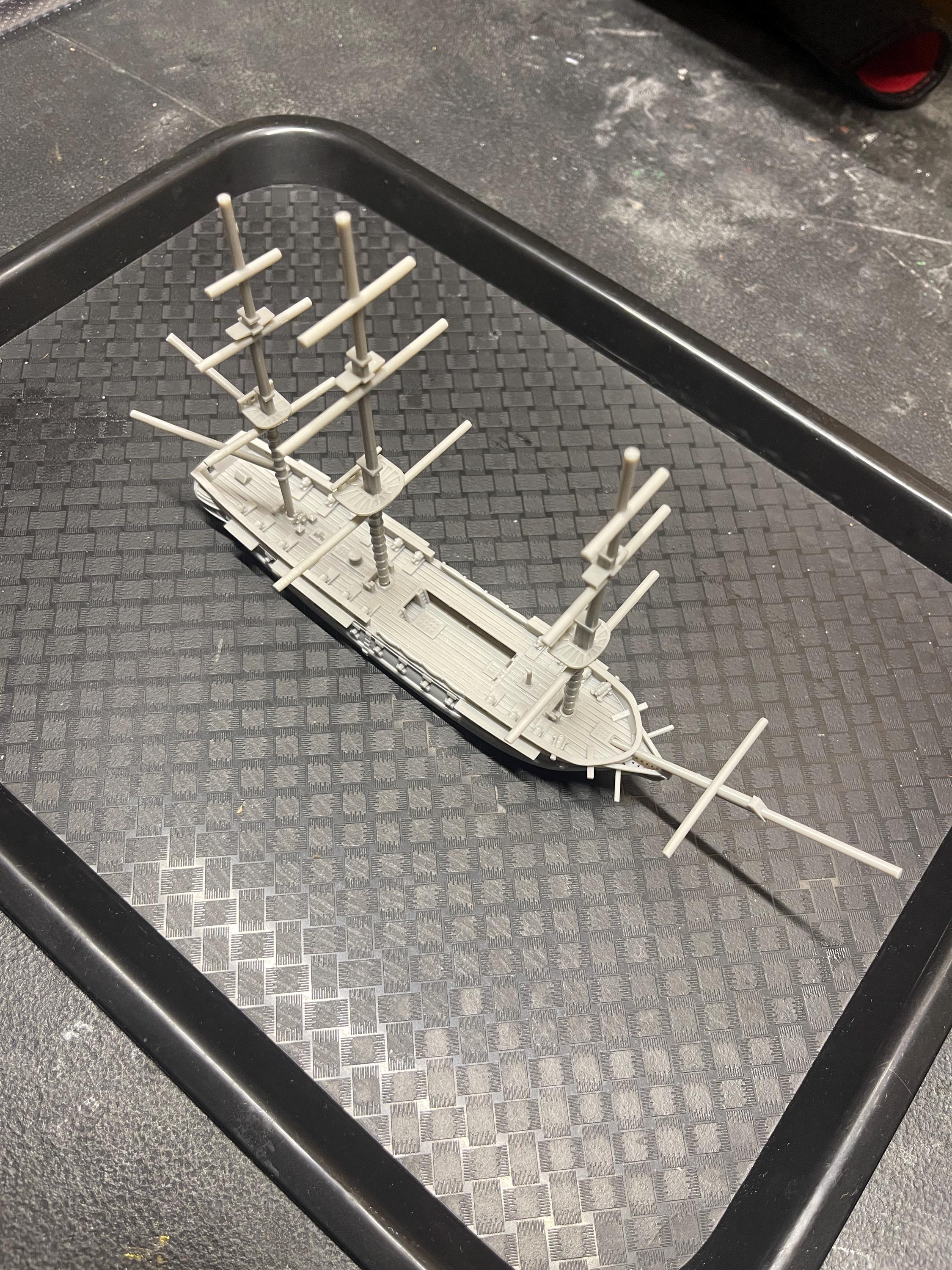 Large USS Constitution | 18th Century Heavy Frigate Ship Miniature | 2" to 9.5" Hull | Turner Miniatures
