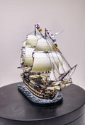 Large HMS Victory | 18th Century English Ship Miniature | 2.3" to 9.5" Hull | Turner Miniatures