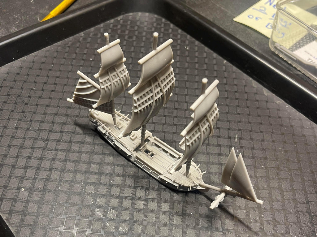 Large British Porcupine | 18th Century English 6th Rate Ship Miniature | 1.35" to 9.5" Hull | Turner Miniatures