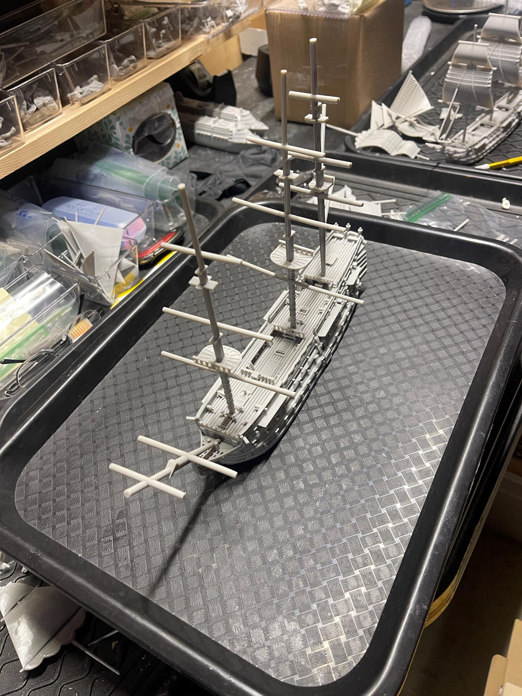 Large HMS Victory | 18th Century English Ship Miniature | 2.3" to 9.5" Hull | Turner Miniatures