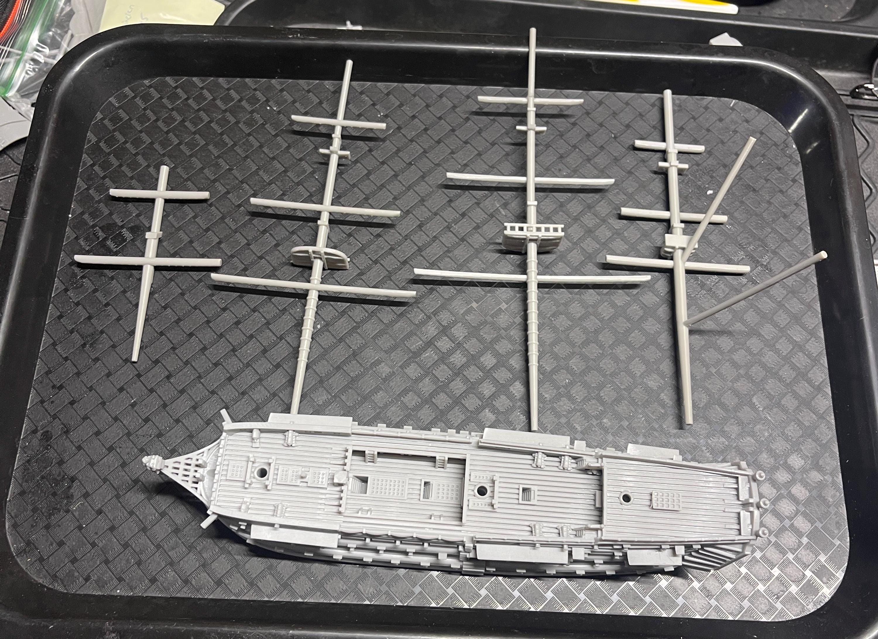 Large HMS Victory | 18th Century English Ship Miniature | 2.3" to 9.5" Hull | Turner Miniatures