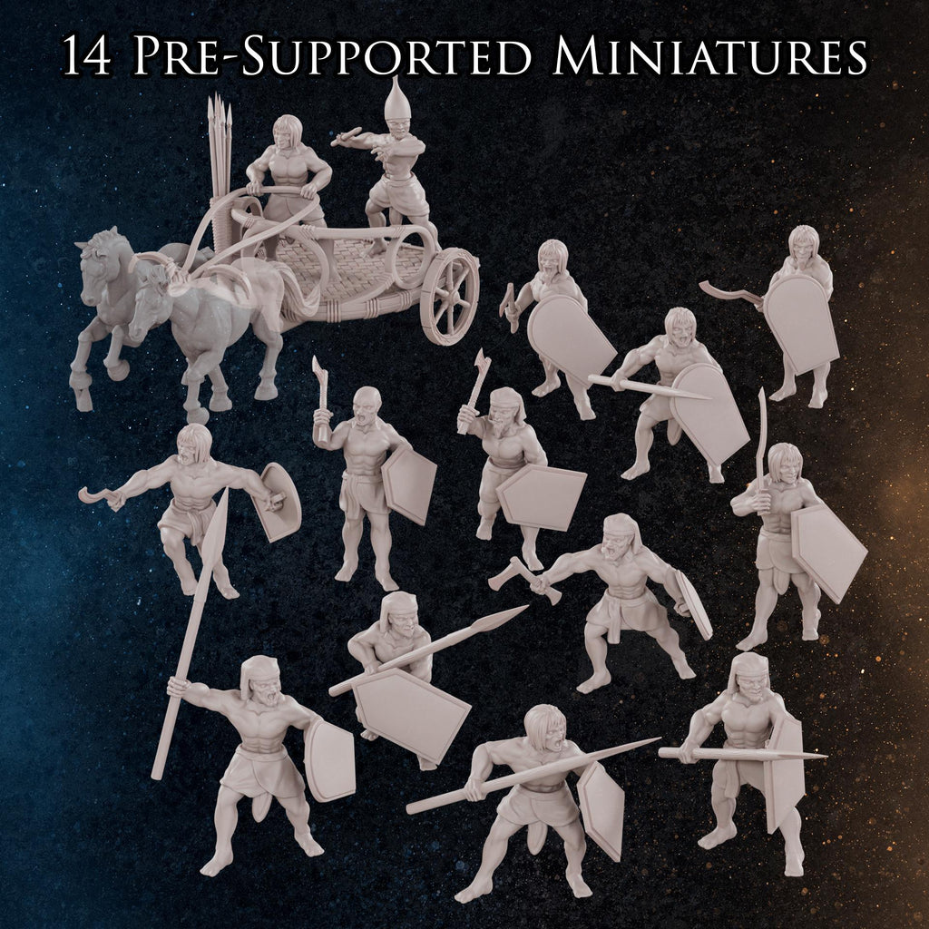 Egyptian Light Infantry | 30mm 15mm 6mm | 17 Historical Miniatures