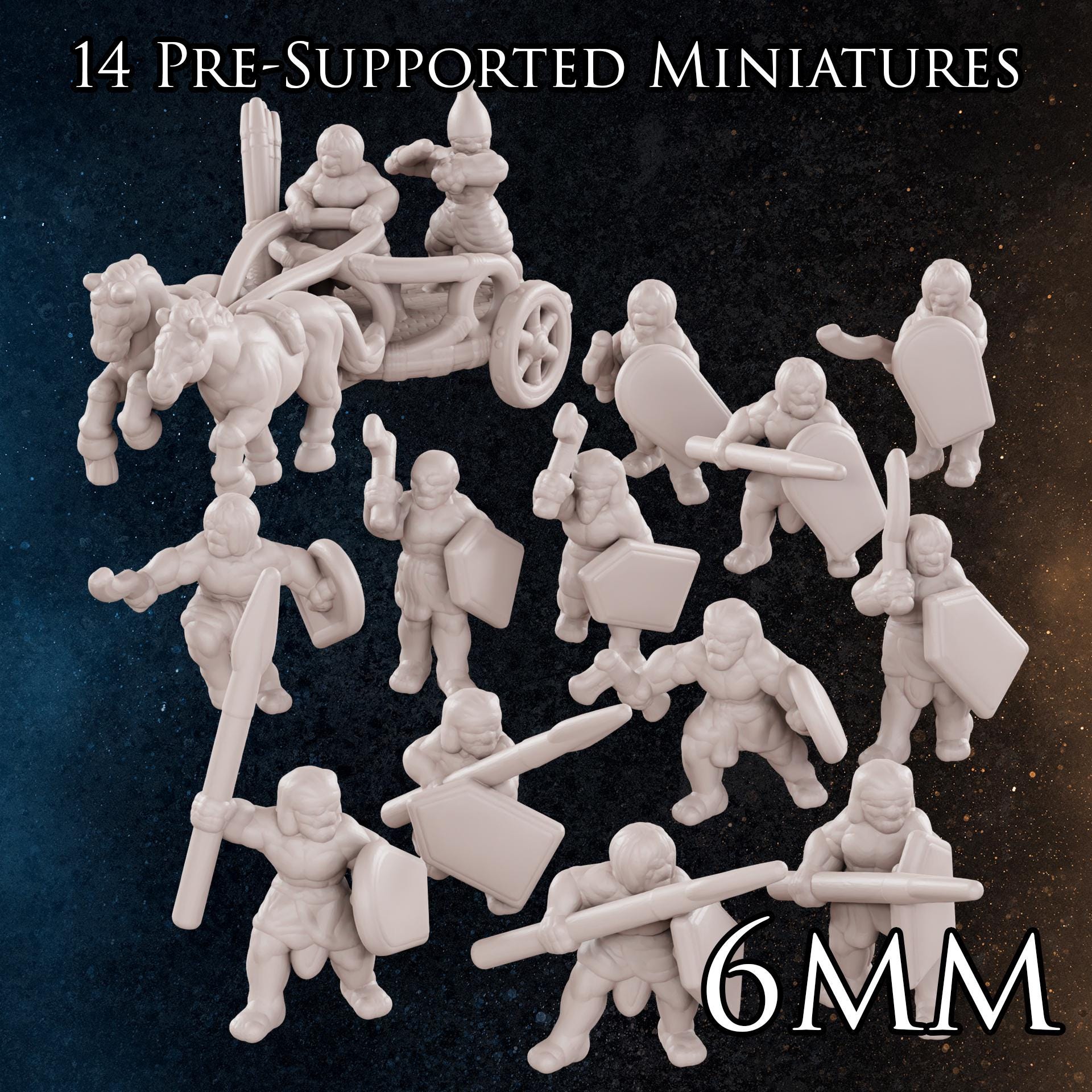 Egyptian Light Infantry | 30mm 15mm 6mm | 17 Historical Miniatures