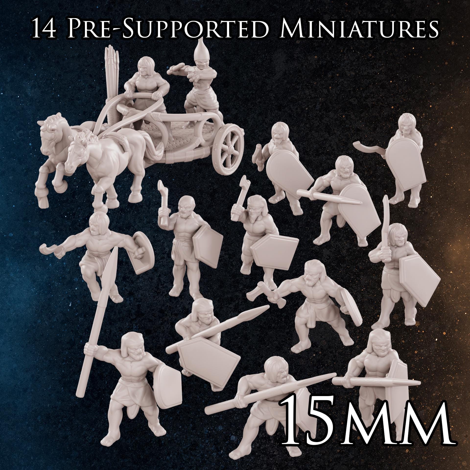 Egyptian Light Infantry | 30mm 15mm 6mm | 17 Historical Miniatures
